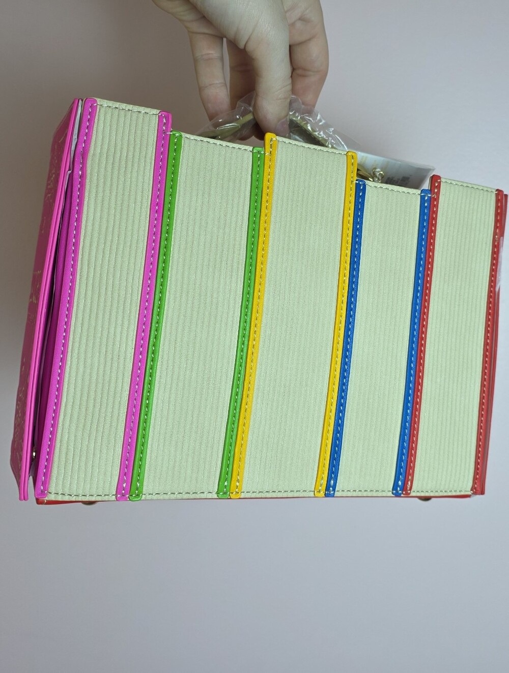 Loungefly Disney Storybook Stack Rainbow Purse - Picture 2 of 3